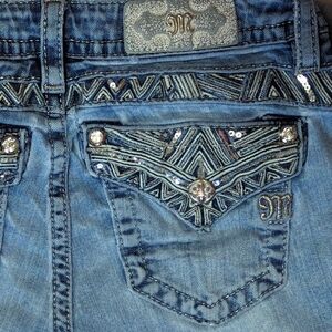 Authentic Miss Me Mid-Rise Bootcut Jeans Size 27 x 34